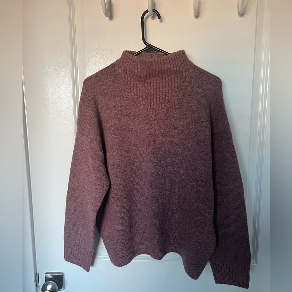 NWT Madewell Dillon Mock Neck Pullover Sweater